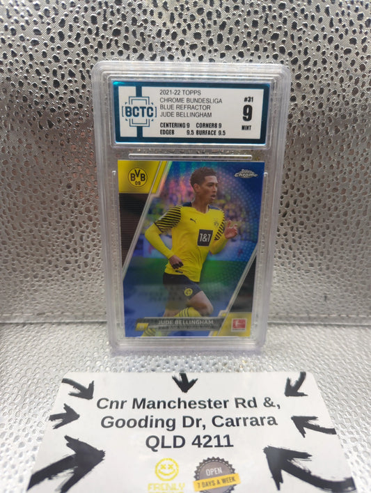 2021-22 Topps Chrome Bundesliga JUDE BELLINGHAM BCTC 9 /150 FRENLY BRICKS - Open 7 Days