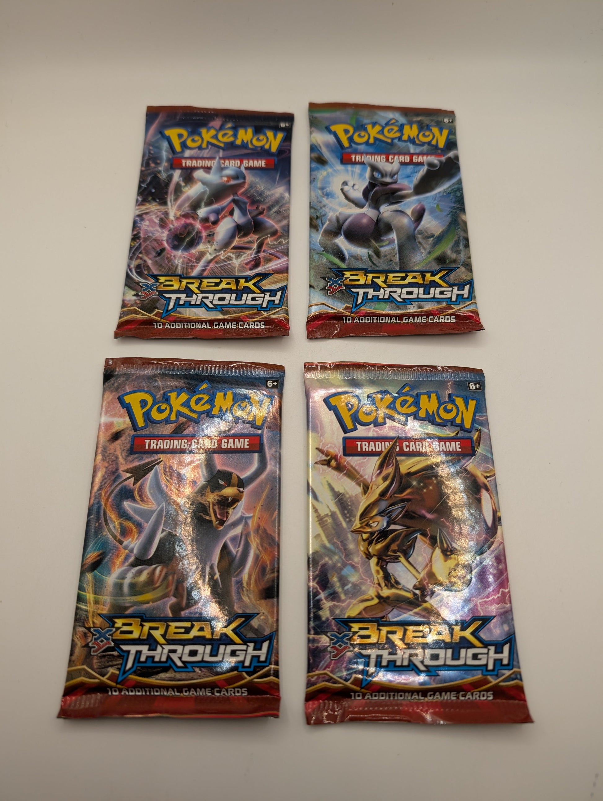 Pokemon TCG: (4) XY BreakThrough Booster Packs 2015 (Complete Art-Set) FRENLY BRICKS - Open 7 Days