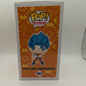 Pop Vinyl 563 - Dragon Ball Super - SSGSS Goku (Kamehameha) - Special Edition FRENLY BRICKS - Open 7 Days