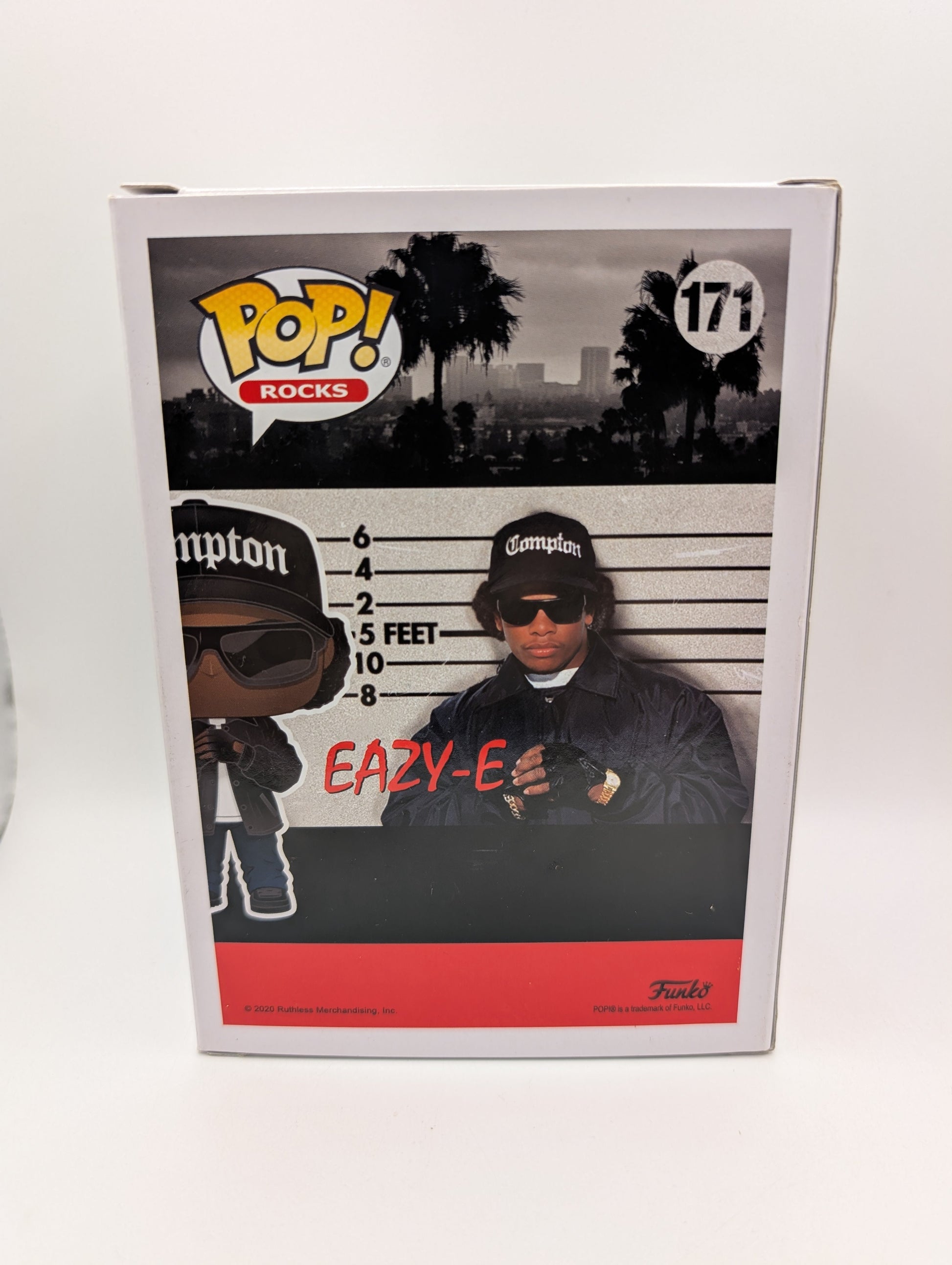 ERIC "EAZY-E" WRIGHT NWA Rocks Eazy-E Funko POP! #171 NEW EAZY E (A) FRENLY BRICKS - Open 7 Days