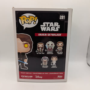 Star Wars #281 Anakin Skywalker Dark Side Funko Pop Vinyl Exclusive FRENLY BRICKS - Open 7 Days