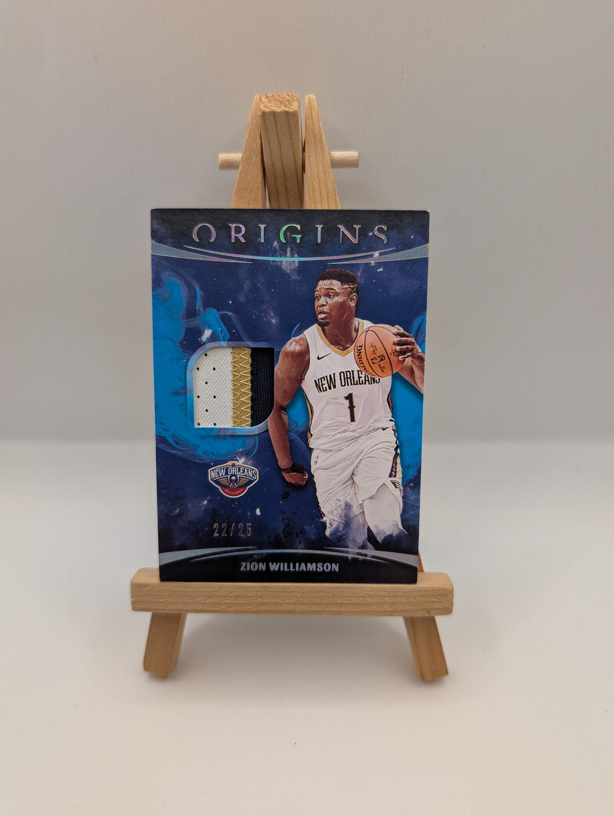 2021-22 Origins Panini Zion Williamson Three Color Patch /25 FRENLY BRICKS - Open 7 Days image 1