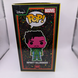 RARE Black Light Infinity Killmonger 989 Funko Pop Vinyl FRENLY BRICKS - Open 7 Days