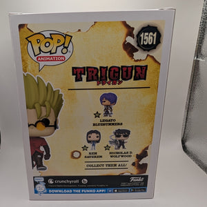 TRIGUN #1561 Vash The Stampede w/Punisher Cross Funko Pop! FRENLY BRICKS - Open 7 Days