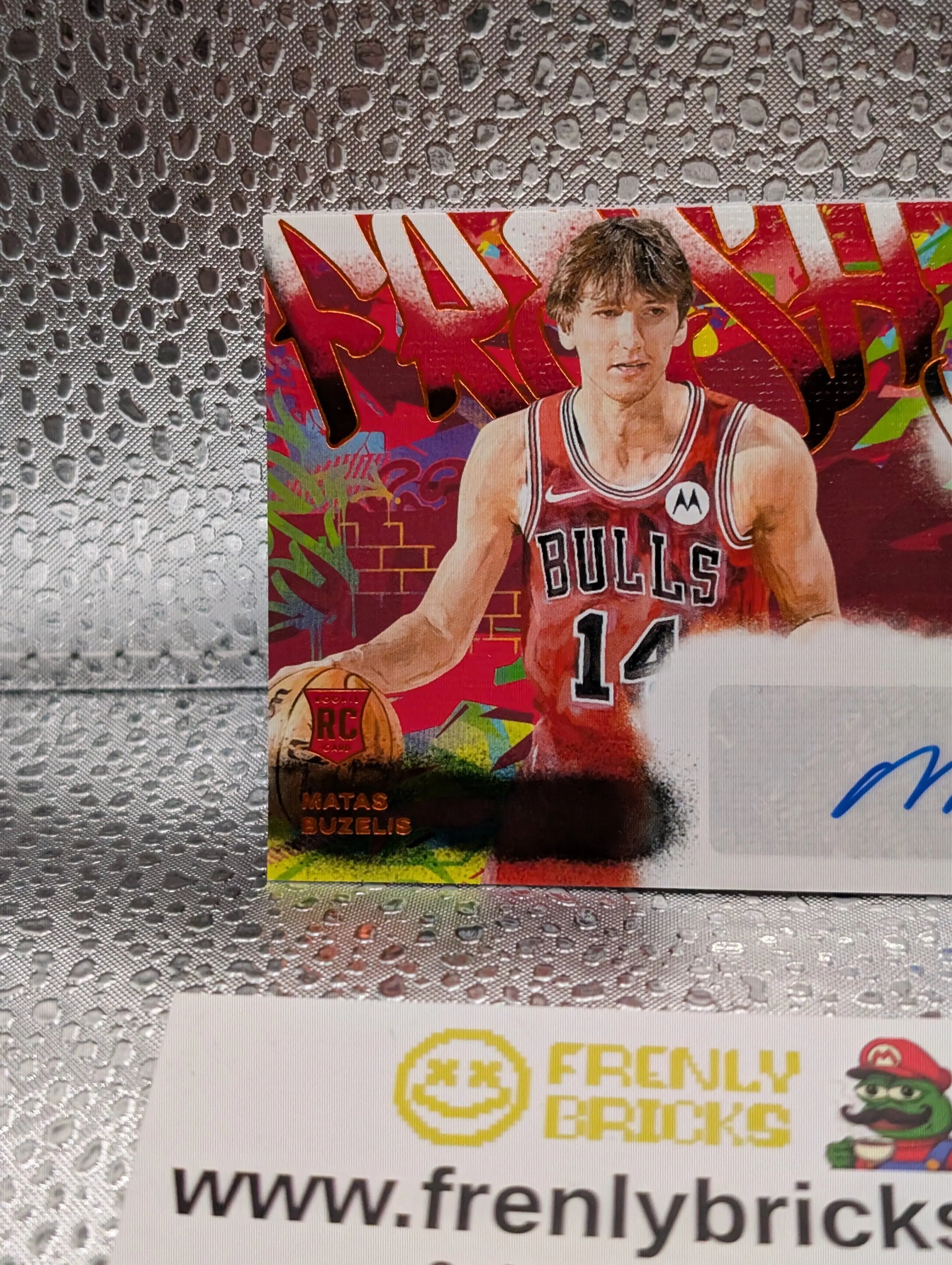 2024/25 Panini Court Kings Matas Buzelis Fresh Paint RC Auto /75 FRENLY BRICKS - Open 7 Days