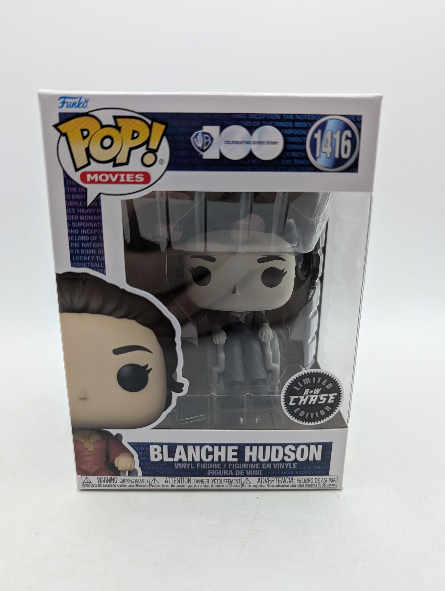 Funko POP! Movies BLANCHE HUDSON 1416 What Ever Happen to Baby Jane B+W Chase