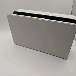 Nintendo Switch OLED MODEL Handheld Complete OOB W/ Charger, Base, 2 Games Lego Movie & Fast Furious FRENLY BRICKS - Open 7 Days