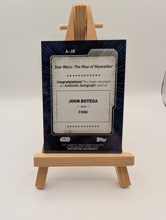 2022 Topps Star Wars Signature Series John Boyega Blue Auto /50 FRENLY BRICKS - Open 7 Days