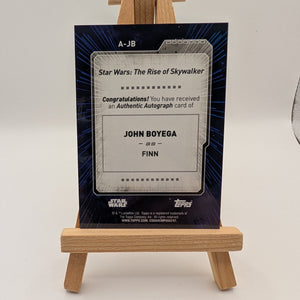 2022 Topps Star Wars Signature Series John Boyega Blue Auto /50 FRENLY BRICKS - Open 7 Days