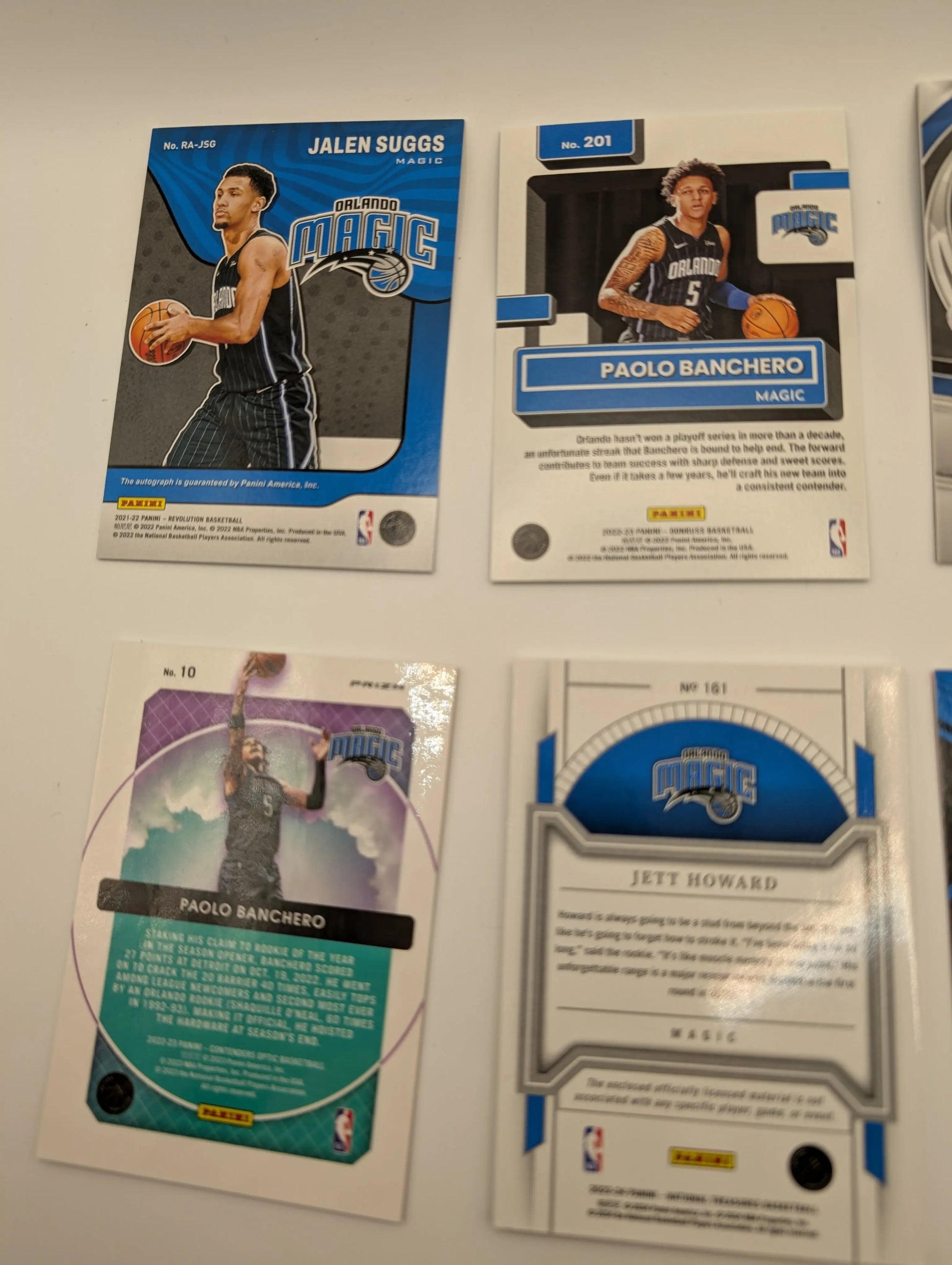 Orlando Magic NBA Basketball Card Lot, Rookies, Patch, Auto, Graded, Paolo Banchero FRENLY BRICKS - Open 7 Days
