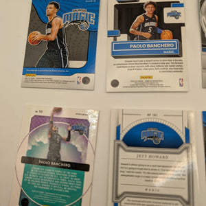 Orlando Magic NBA Basketball Card Lot, Rookies, Patch, Auto, Graded, Paolo Banchero FRENLY BRICKS - Open 7 Days