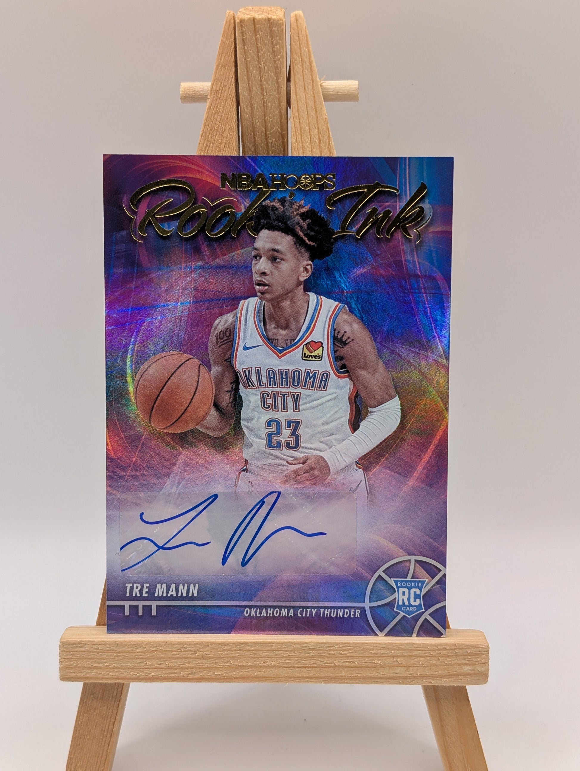 2021-22 Panini NBA Hoops Rookie Ink Tre Mann #RI-TMM Rookie Auto RC FRENLY BRICKS - Open 7 Days