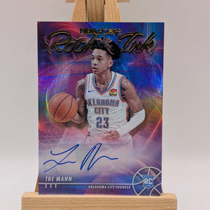2021-22 Panini NBA Hoops Rookie Ink Tre Mann #RI-TMM Rookie Auto RC FRENLY BRICKS - Open 7 Days