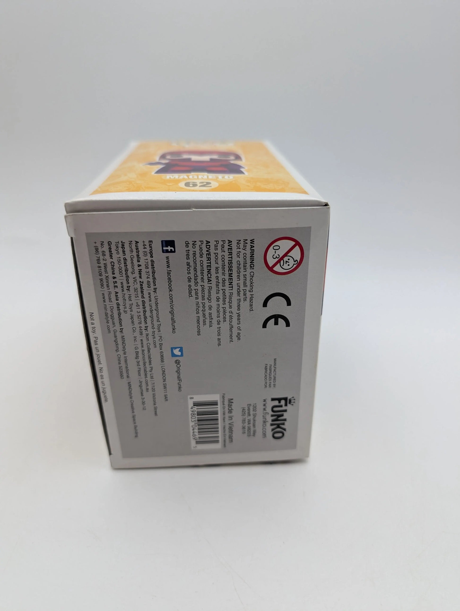 Magneto Pop 62 - X-men Marvel Universe Funko Pop! 2014 Vaulted FRENLY BRICKS - Open 7 Days