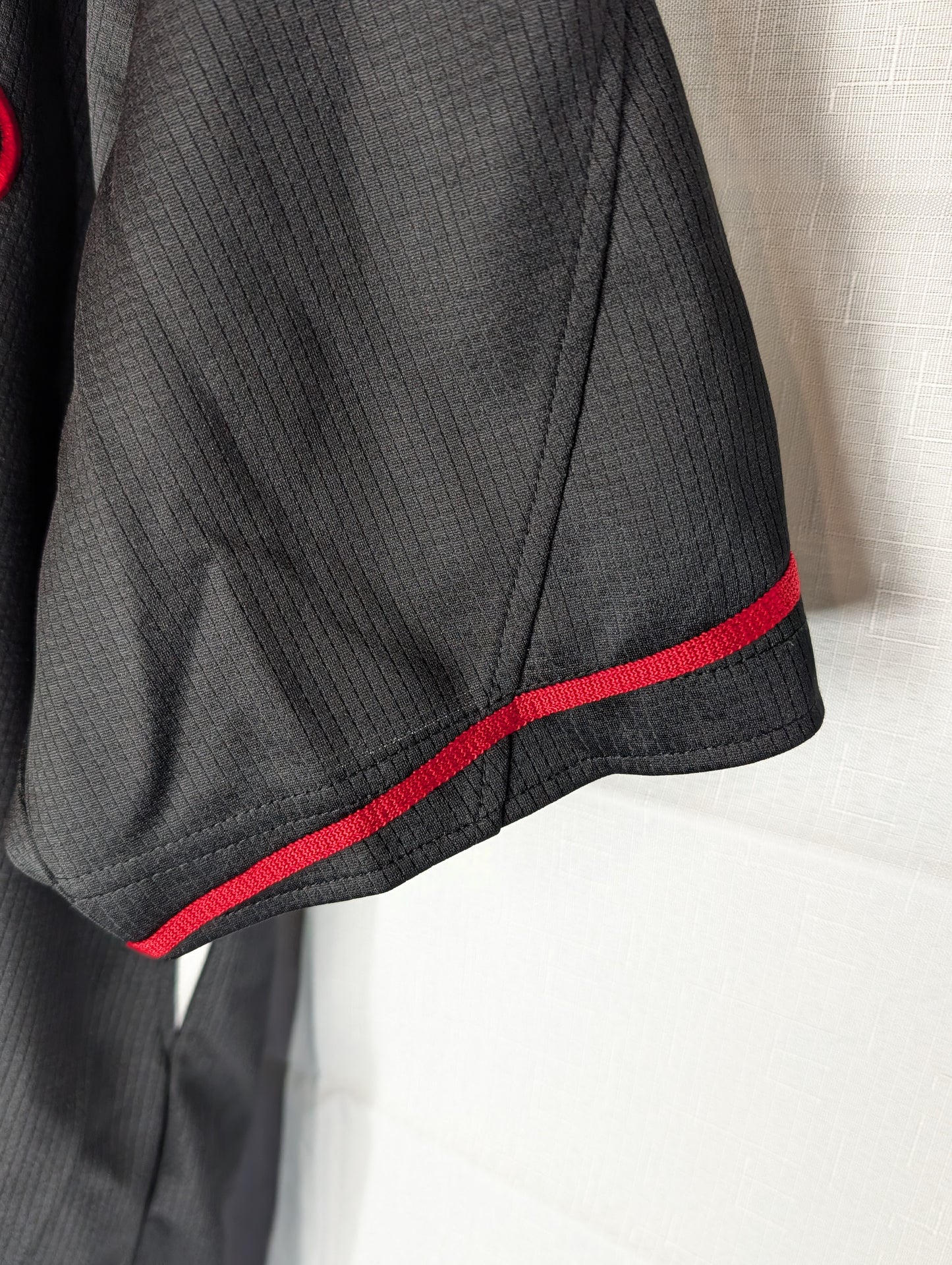 Nippon Baseball Chiba Lotte Marines Away Black/Red 2014-2016 XL Jersey