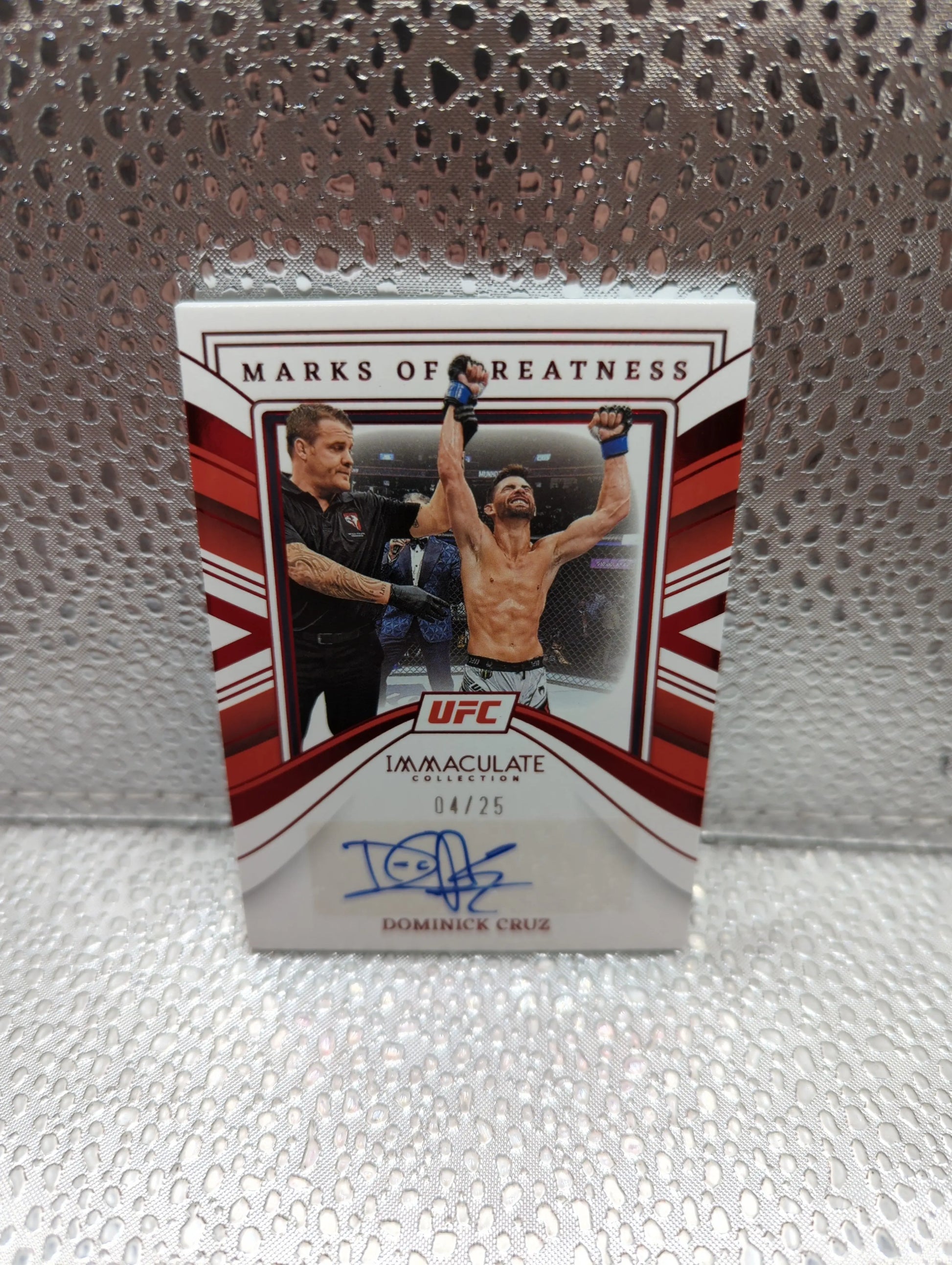 2023 Panini Immaculate - Marks of Greatness - Dominick Cruz AUTO /25 FRENLY BRICKS - Open 7 Days