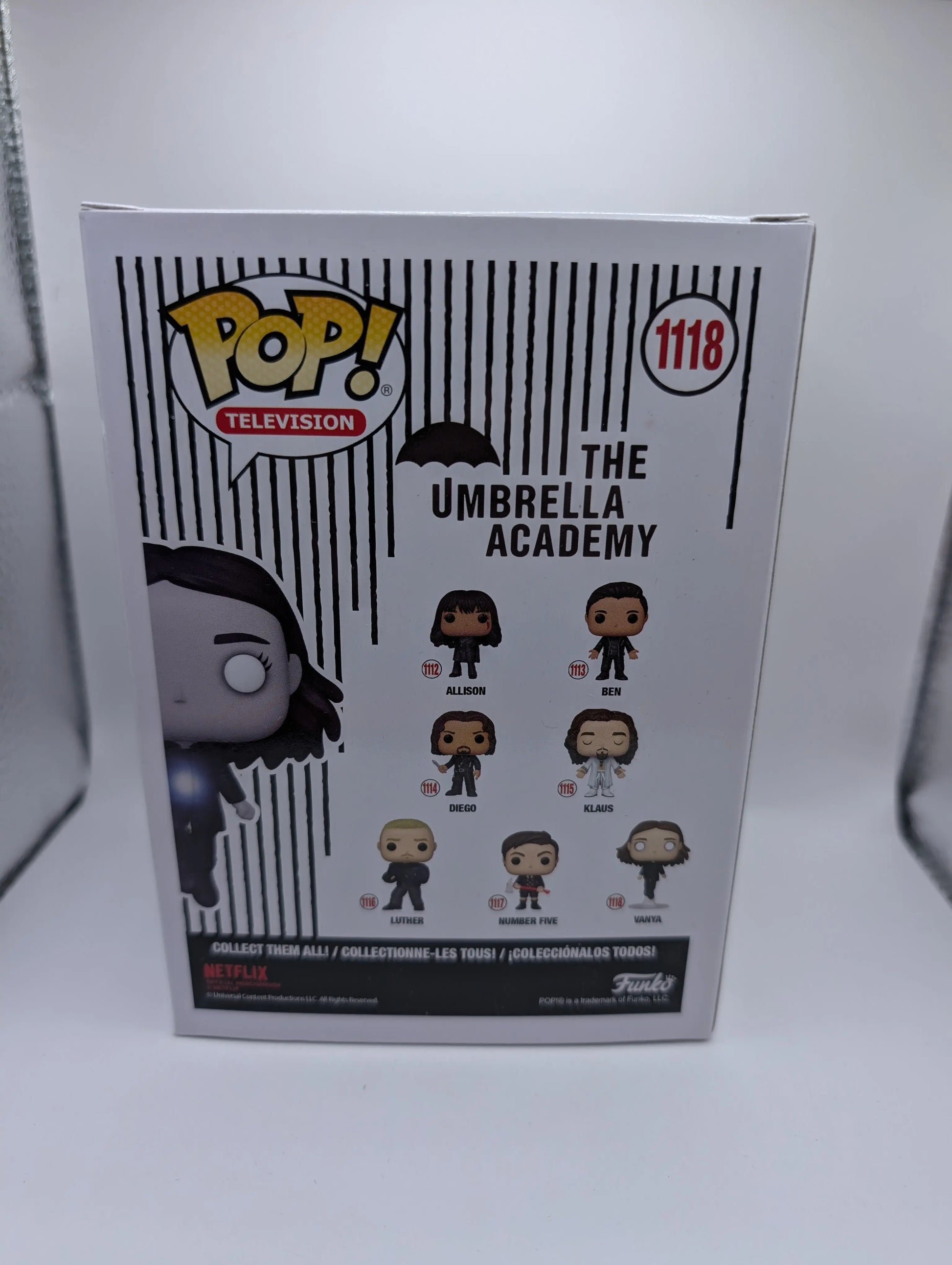 Vanya #1118| GITD Special Edition Pop Vinyl - The Umbrella Academic FRENLY BRICKS - Open 7 Days