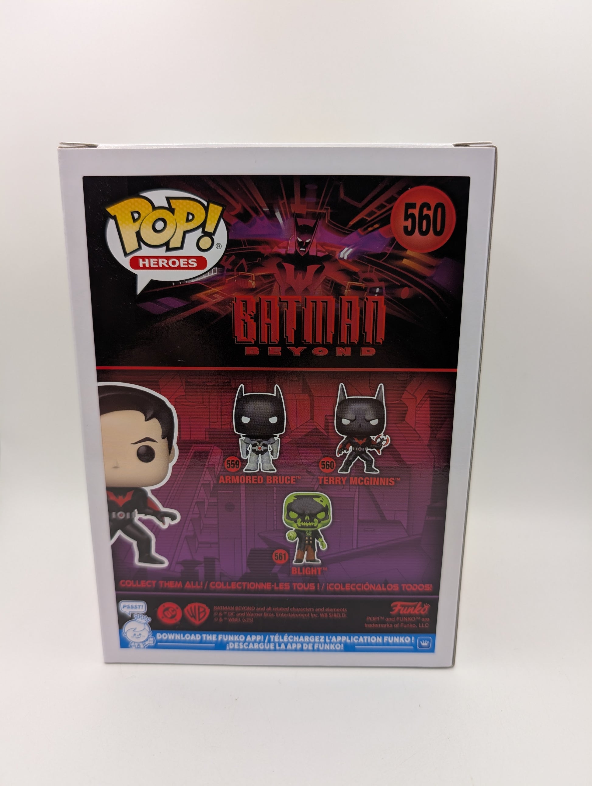 Funko Pop Vinyl Heroes Batman Beyond Terry McGinnis Chase 560
