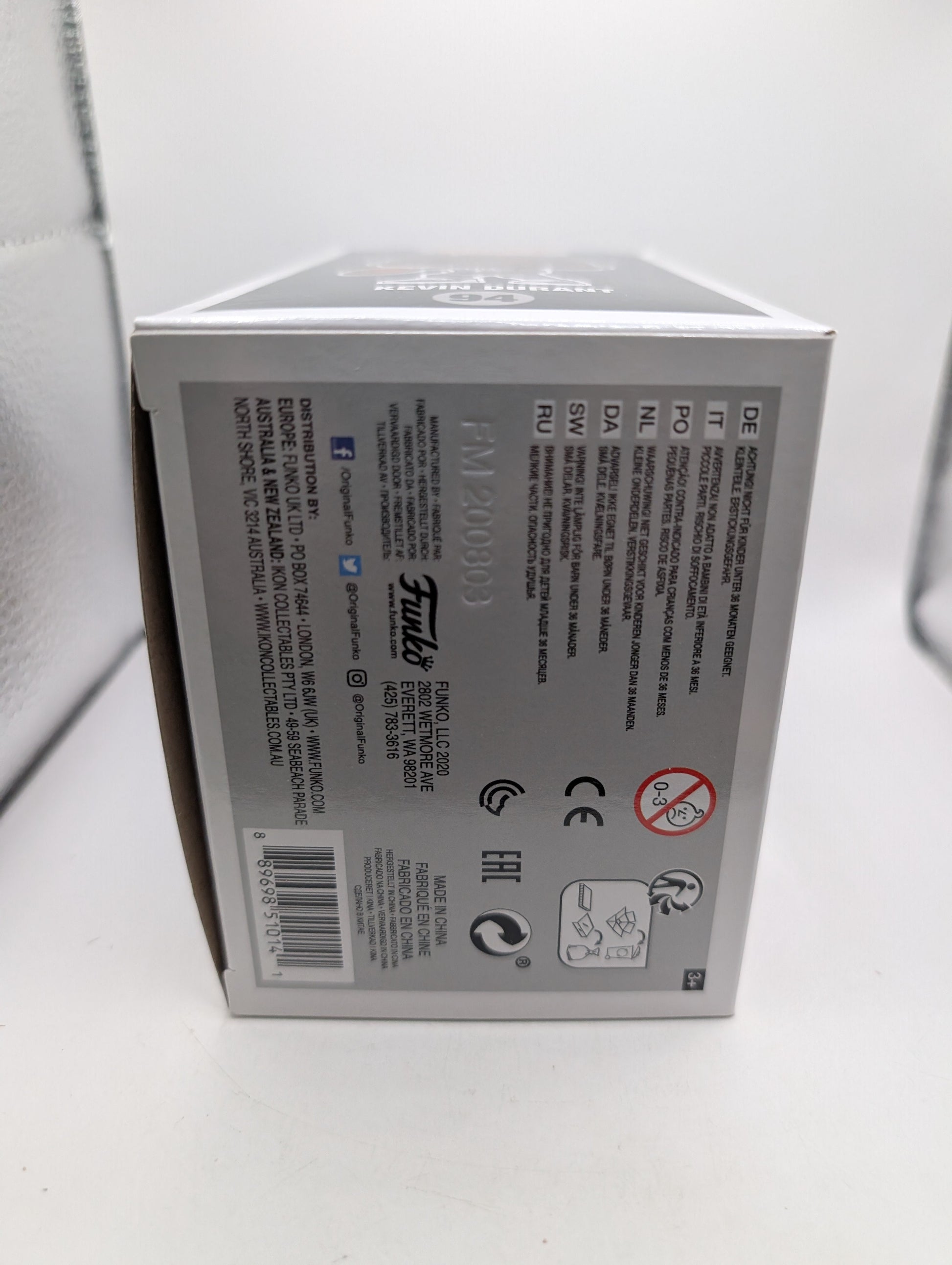 Funko Pop - Kevin Durant - Brooklyn Nets - #94 FRENLY BRICKS - Open 7 Days