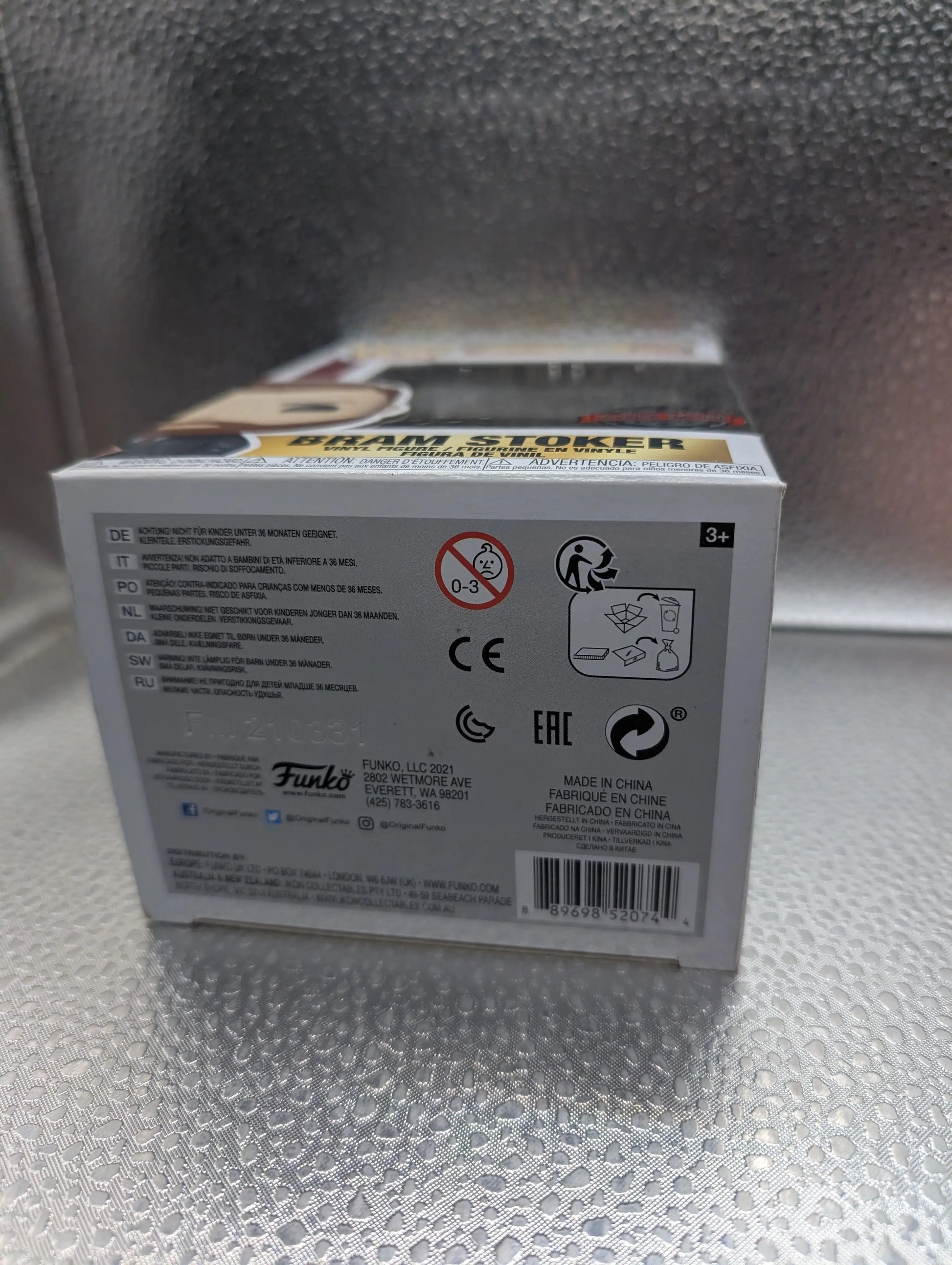 FUNKO Pop Vinyl Bram Stoker #65 FRENLY BRICKS - Open 7 Days