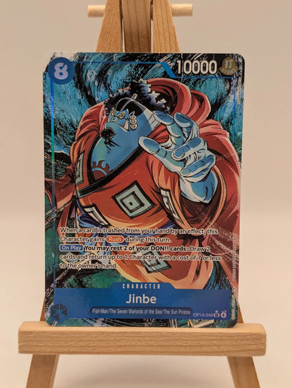 One Piece TCG Jinbe OP14-049 SR Alt Art FRENLY BRICKS - Open 7 Days