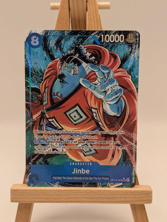 One Piece TCG Jinbe OP14-049 SR Alt Art FRENLY BRICKS - Open 7 Days