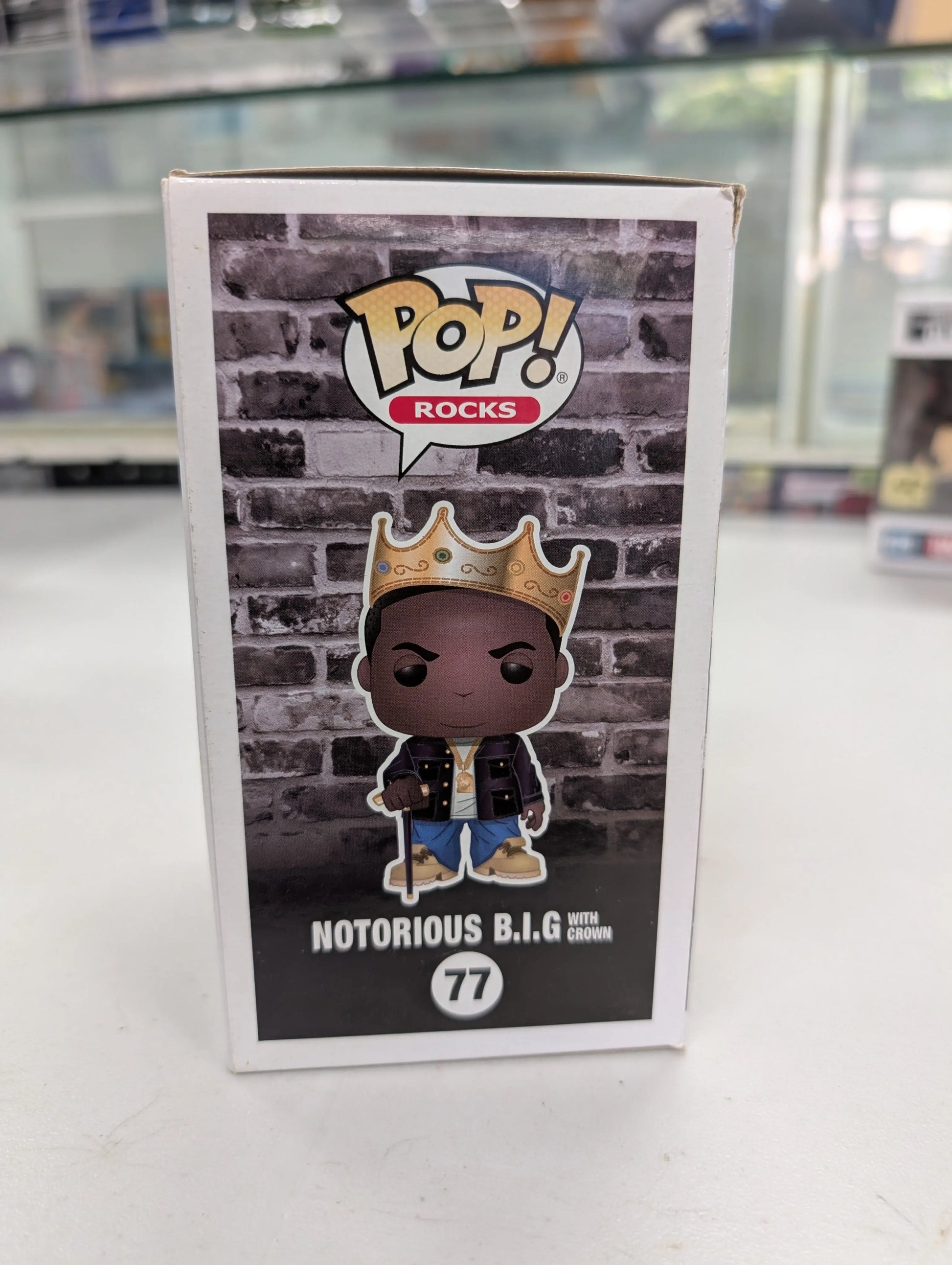 Funko POP! Rocks - The Notorious B.I.G. With Crown #77 FRENLY BRICKS - Open 7 Days