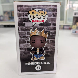Funko POP! Rocks - The Notorious B.I.G. With Crown #77 FRENLY BRICKS - Open 7 Days