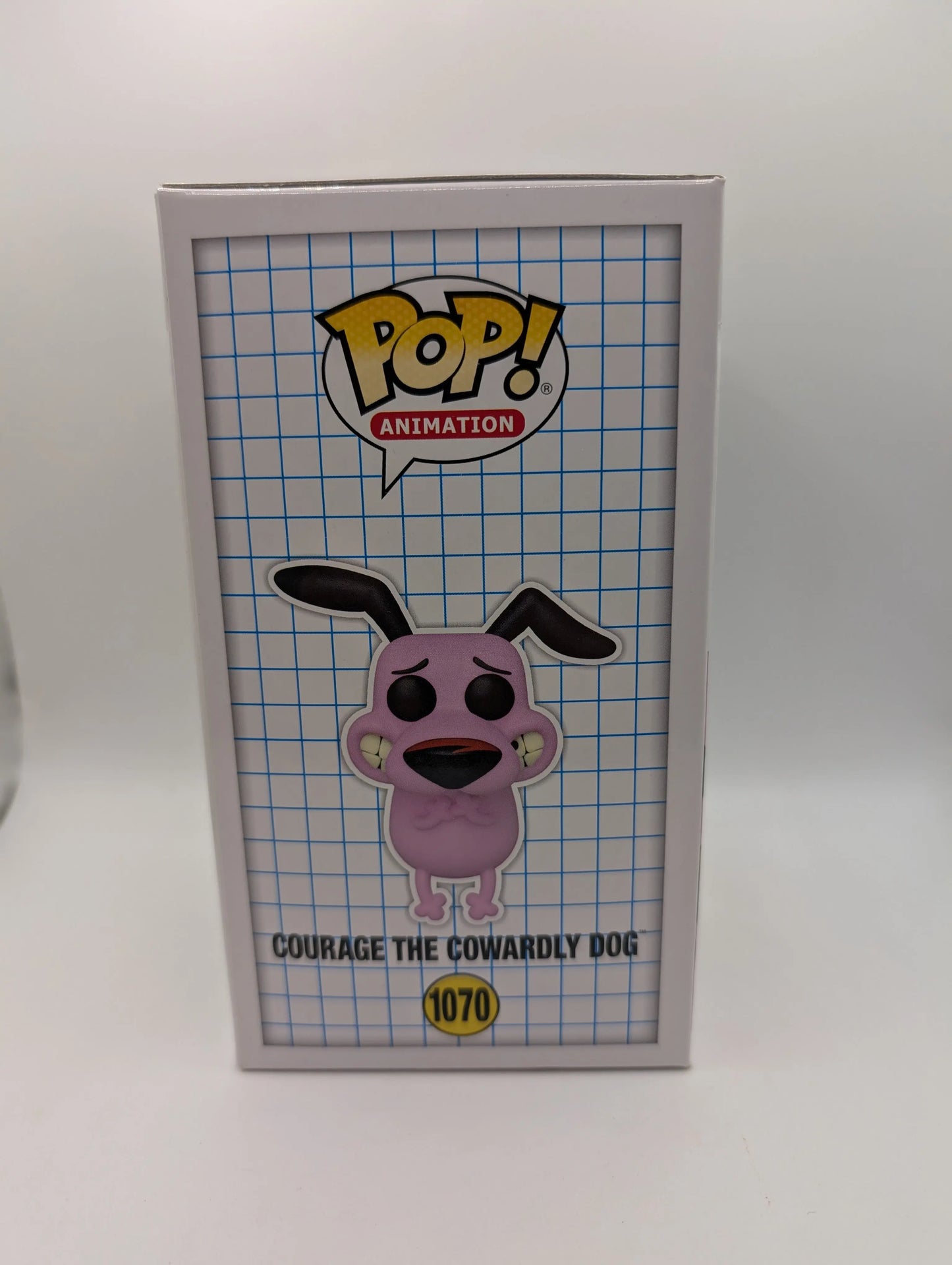 Funko Pop! Special Ed Cartoon Network #1070 Courage the Cowardly Dog Flocked FRENLY BRICKS - Open 7 Days