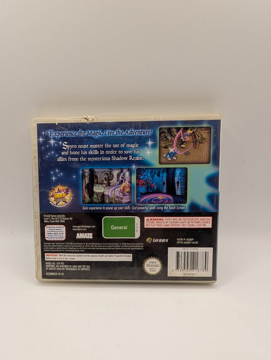Spyro Shadow Legacy Nintendo DS 3DS *Complete*