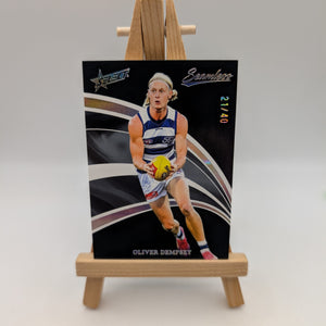 2025 Select AFL Seamless OLIVER DEMPSEY Black Foil /40 #B53 FRENLY BRICKS - Open 7 Days