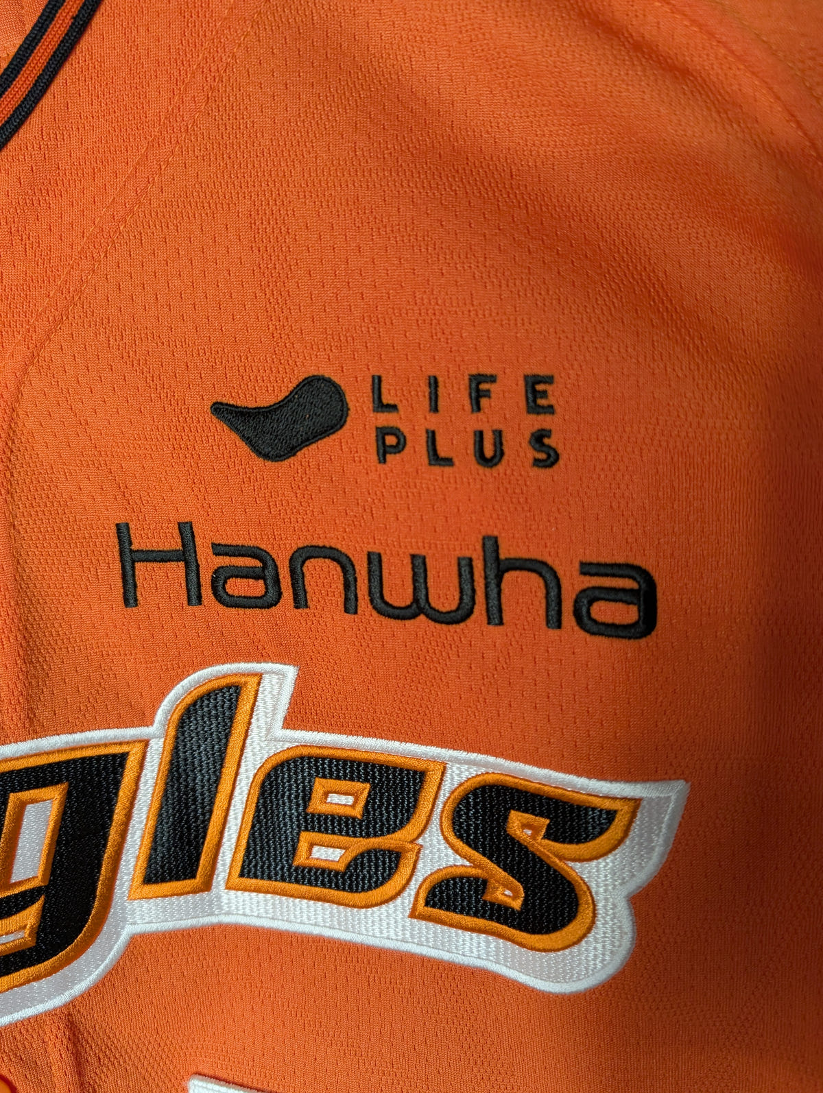 KBO Spyder Hanwha Eagles 2024 Authentic Orange Home XXL Jersey, photo 5 image 5