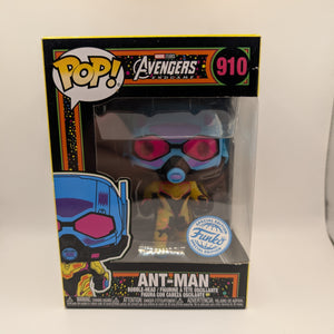 Marvel Antman #910 Funko Pop Vinyl Black Light FRENLY BRICKS - Open 7 Days