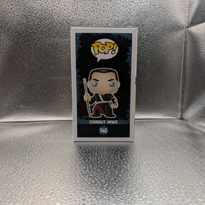 FUNKO Pop Vinyl Chirrut Imwe Star Wars #140 FRENLY BRICKS - Open 7 Days