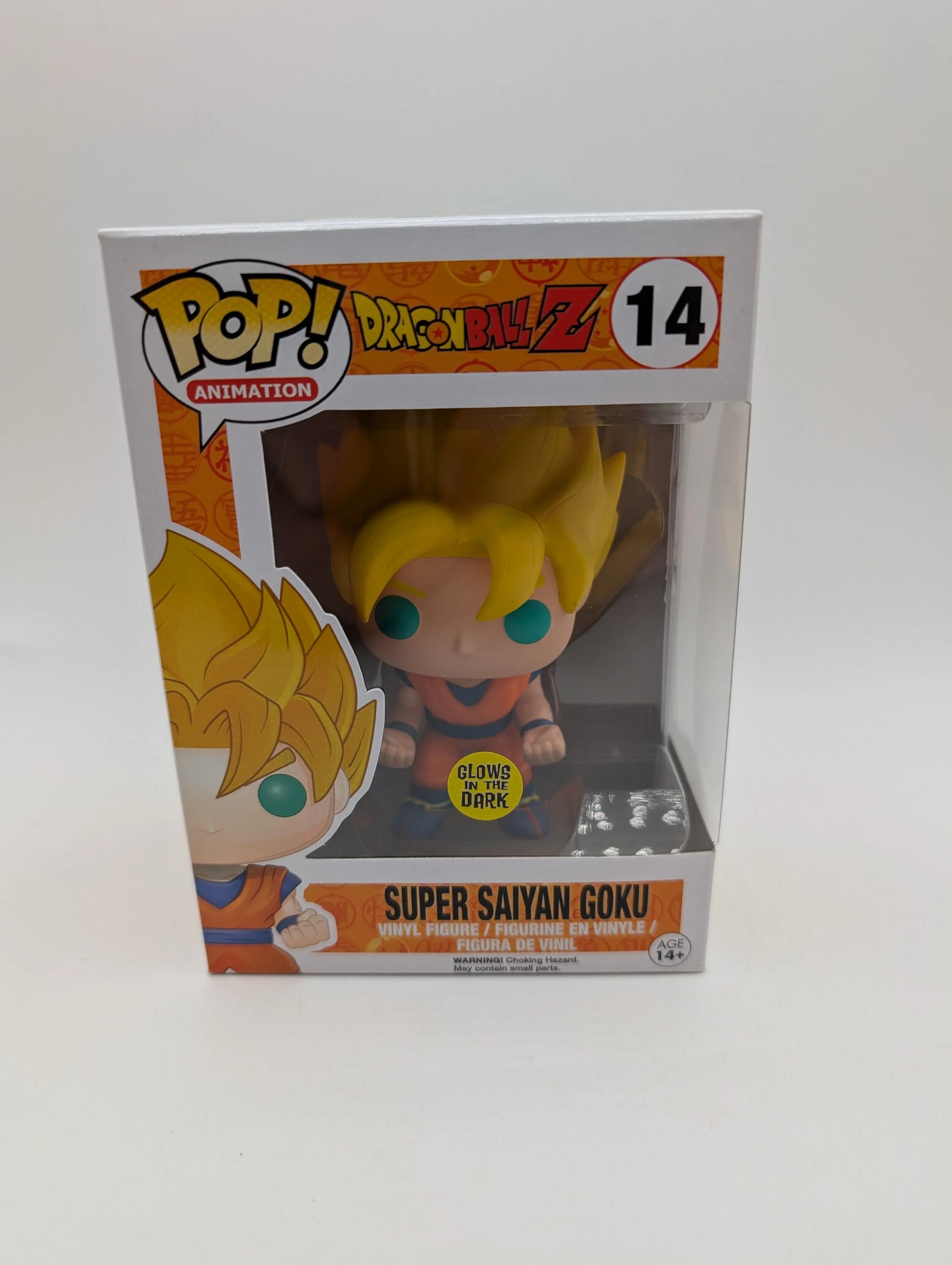 Super Saiyan Goku (Glow in the Dark) Funko Pop! #14 | Dragon Ball Z, DBZ, SSJ FRENLY BRICKS - Open 7 Days