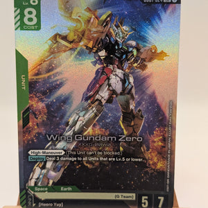 Gundam TCG - Wing Gundam Zero GD01-024 LR Newtype Rising FRENLY BRICKS - Open 7 Days