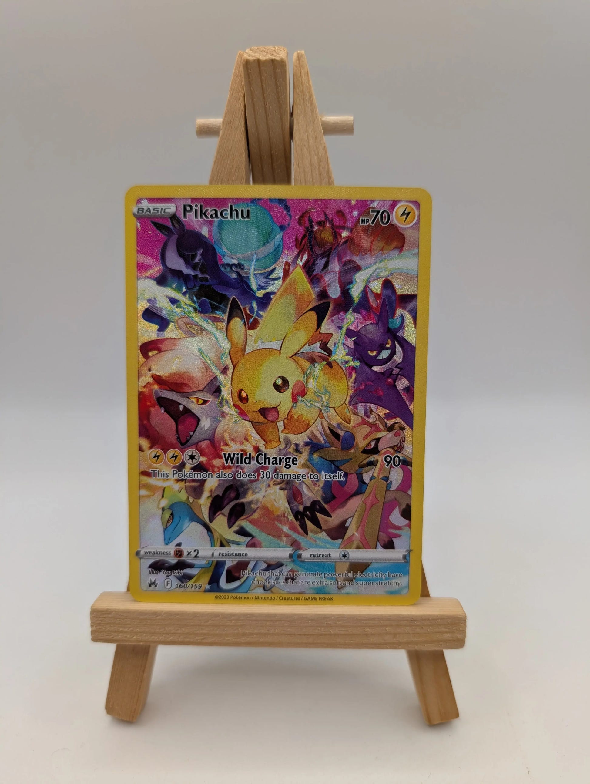 Pikachu (Secret) 160/159 Crown Zenith Secret Rare NM FRENLY BRICKS - Open 7 Days image 2