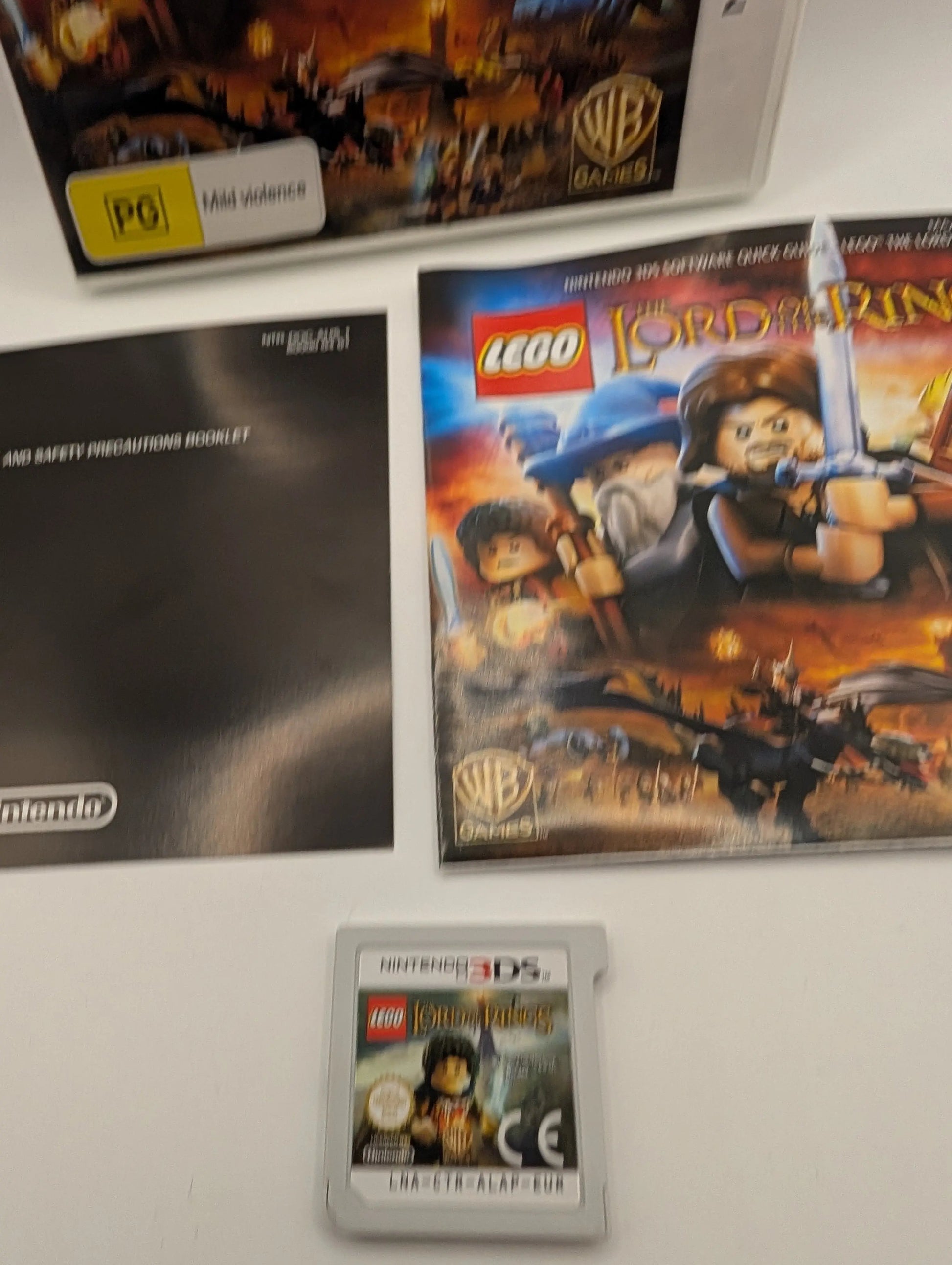 Lego The Lord of the Rings Nintendo 3DS PAL, Manual, Case, Game LOTR Video Game FRENLY BRICKS - Open 7 Days