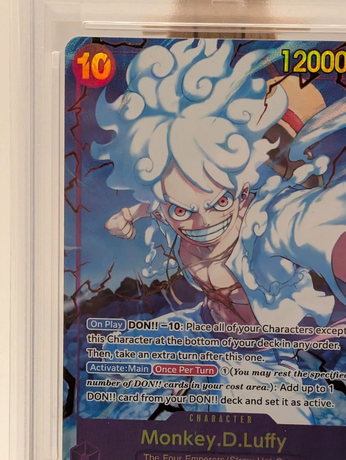 Monkey.D.Luffy (OP05-119) (Alternate Art) OP05-PRB01 PSA 10 FRENLY BRICKS - Open 7 Days image 5