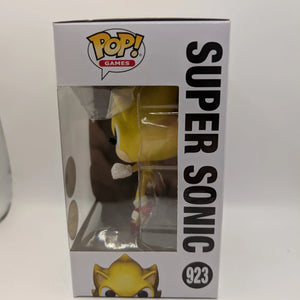 Games Funko Pop - Super Sonic (Chase) - Sonic the Hedgehog - No. 923 FRENLY BRICKS - Open 7 Days