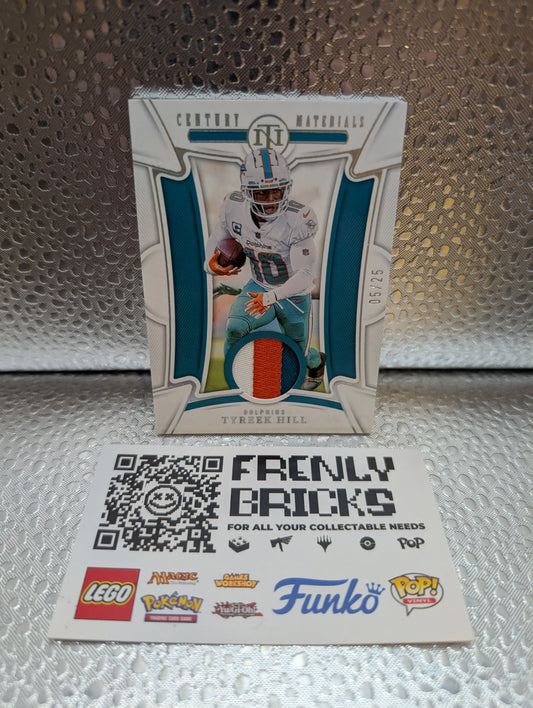 2022 Panini National Treasures Century Materials #CEN-THI Tyreek Hill /25 FRENLY BRICKS - Open 7 Days