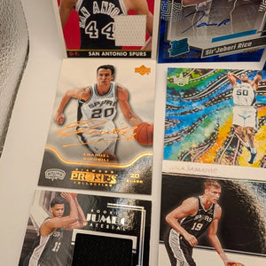 San Antonio Spurs NBA Basketball Card Lot, Rookies, Patch, Auto, George Gervin FRENLY BRICKS - Open 7 Days