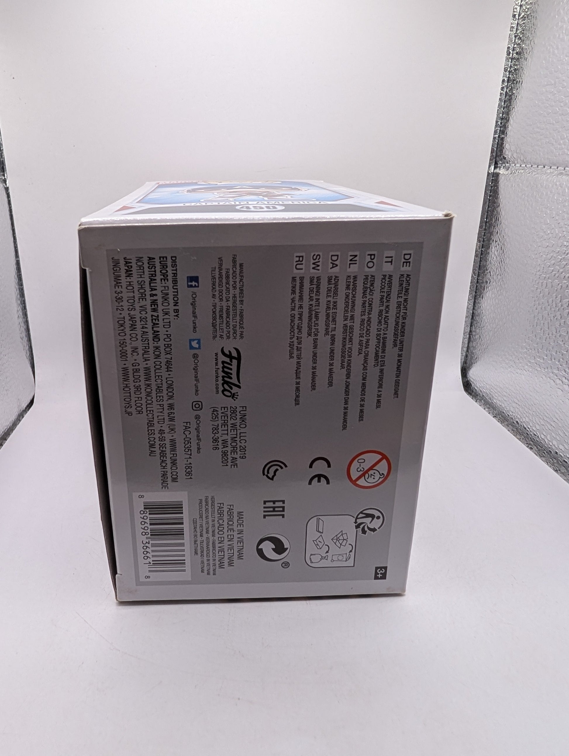 Captain America 450 Avengers Endgame FUNKO POP VINYL FRENLY BRICKS - Open 7 Days