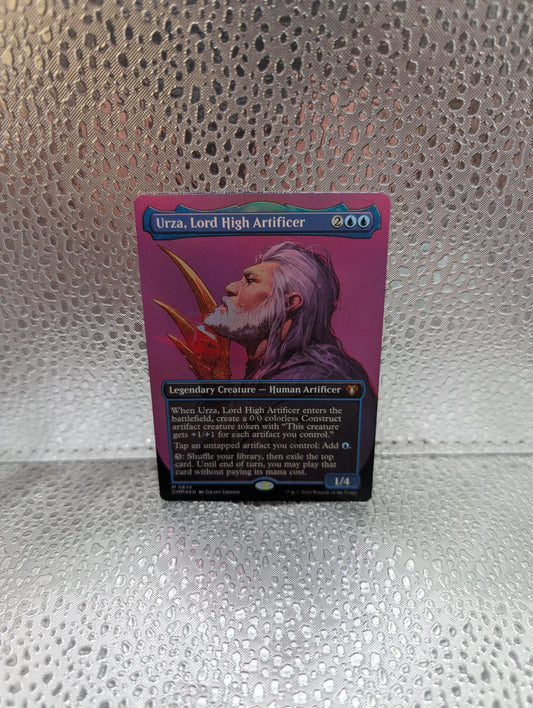 MTG English Urza, Lord High Artificer (Borderless) NM Foil Commander Masters 0674 FRENLY BRICKS - Open 7 Days