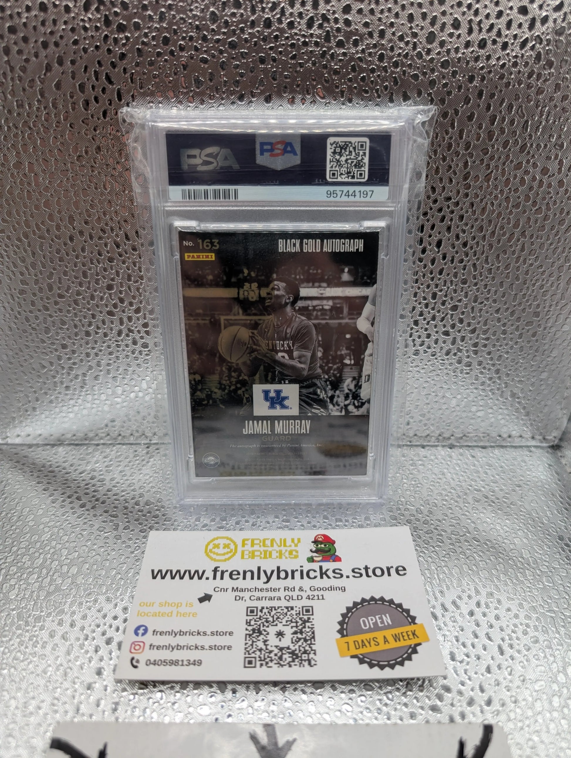 Jamal Murray Auto /25 Black Gold Rookie #163 RC Denver Nuggets Kentucky Wildcats PSA 8 FRENLY BRICKS - Open 7 Days