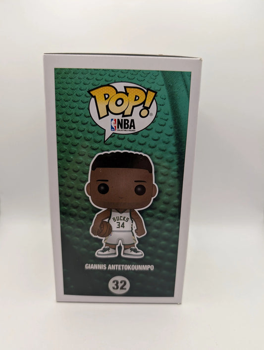 Funko Pop! Giannis Antetokounmpo - 32 - Milwaukee Bucks - NBA - Vaulted Vinyl FRENLY BRICKS - Open 7 Days