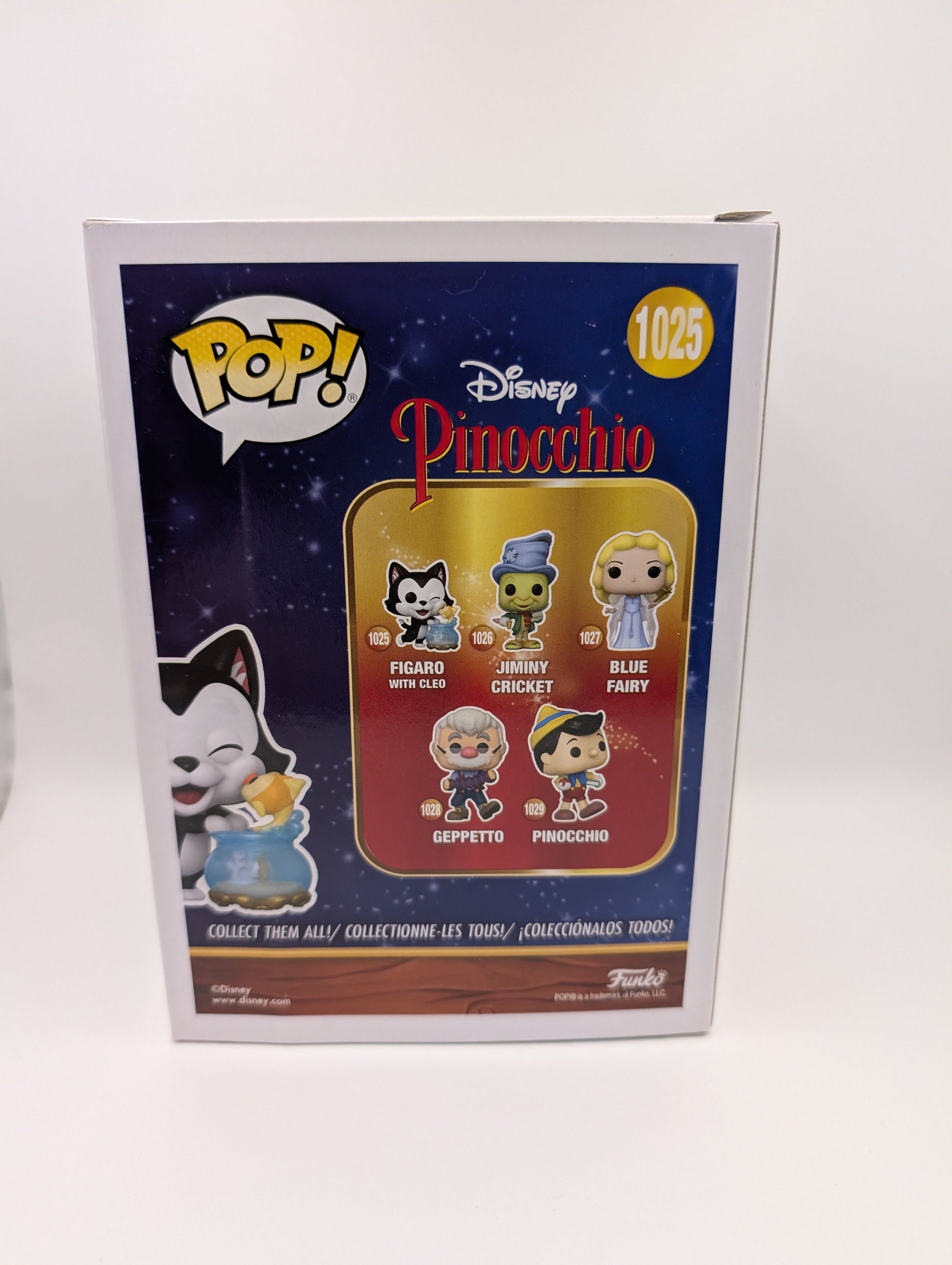 Funko Pop Disney Pinocchio Figaro With Cleo 80th Anniv #1025 Vinyl Figure FRENLY BRICKS - Open 7 Days