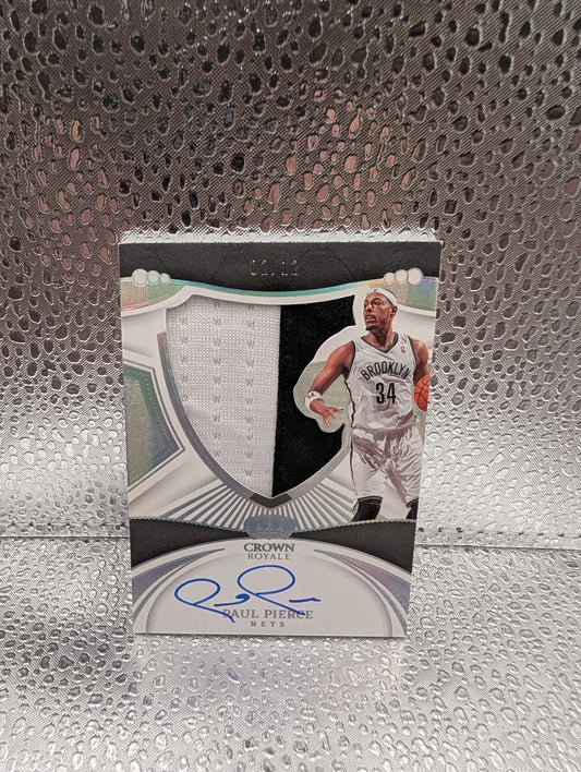 Paul Pierce 2022-23 Panini Crown Royale Auto Patch /12 S-PPC FRENLY BRICKS - Open 7 Days