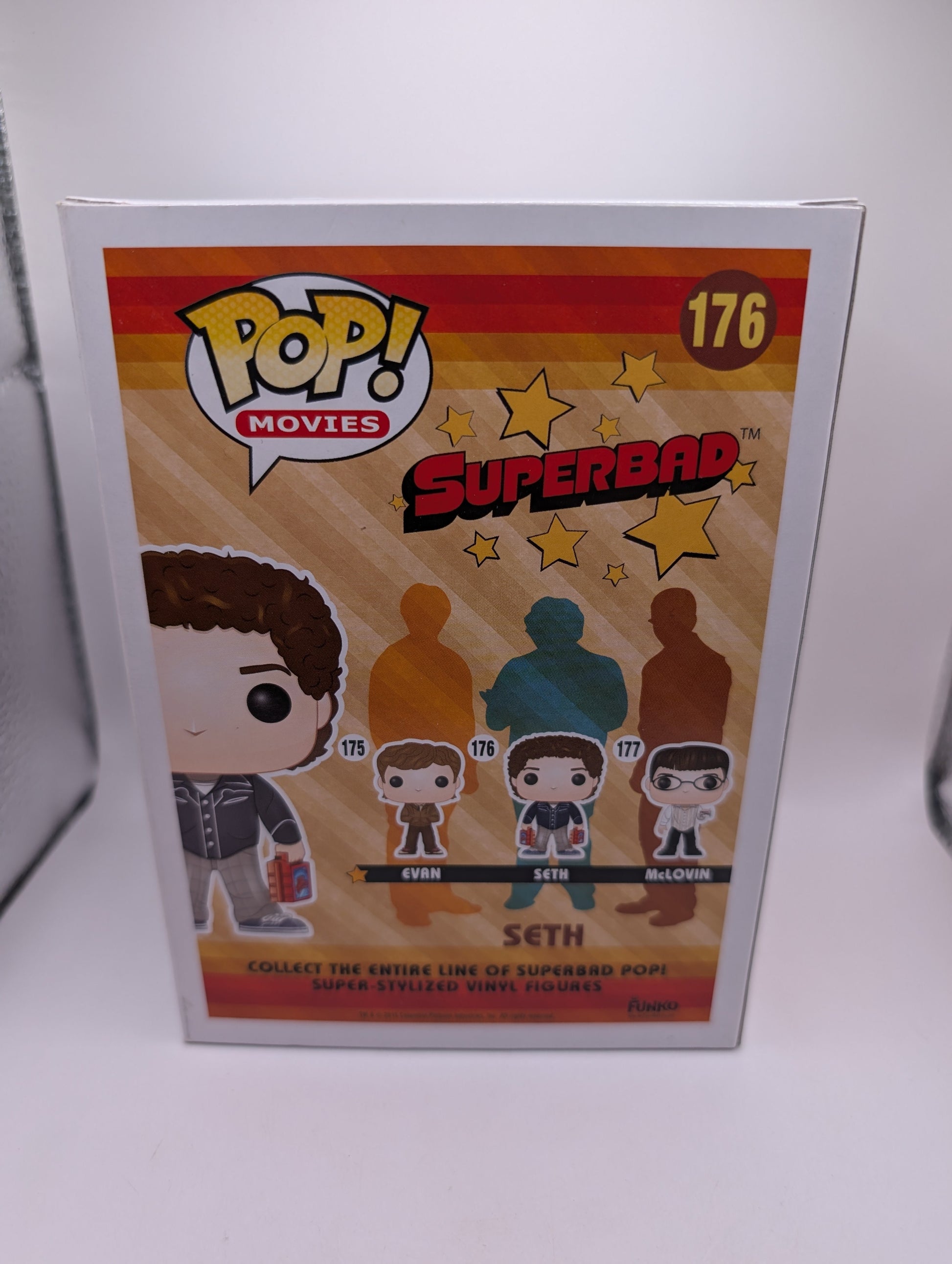 Funko Pop! - Movies - Seth #176 - Superbad - Rare Vaulted (2015) FRENLY BRICKS - Open 7 Days