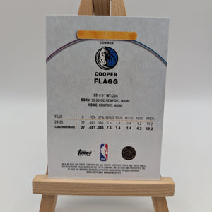 2025-26 Topps Finest COOPER FLAGG Common Rookie Oil Spill #1 FRENLY BRICKS - Open 7 Days